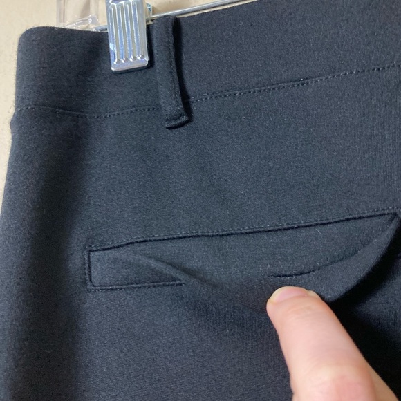 Betabrand Classic Straight Leg Dress Pant Yoga Pants Black - Picture 10 of 11